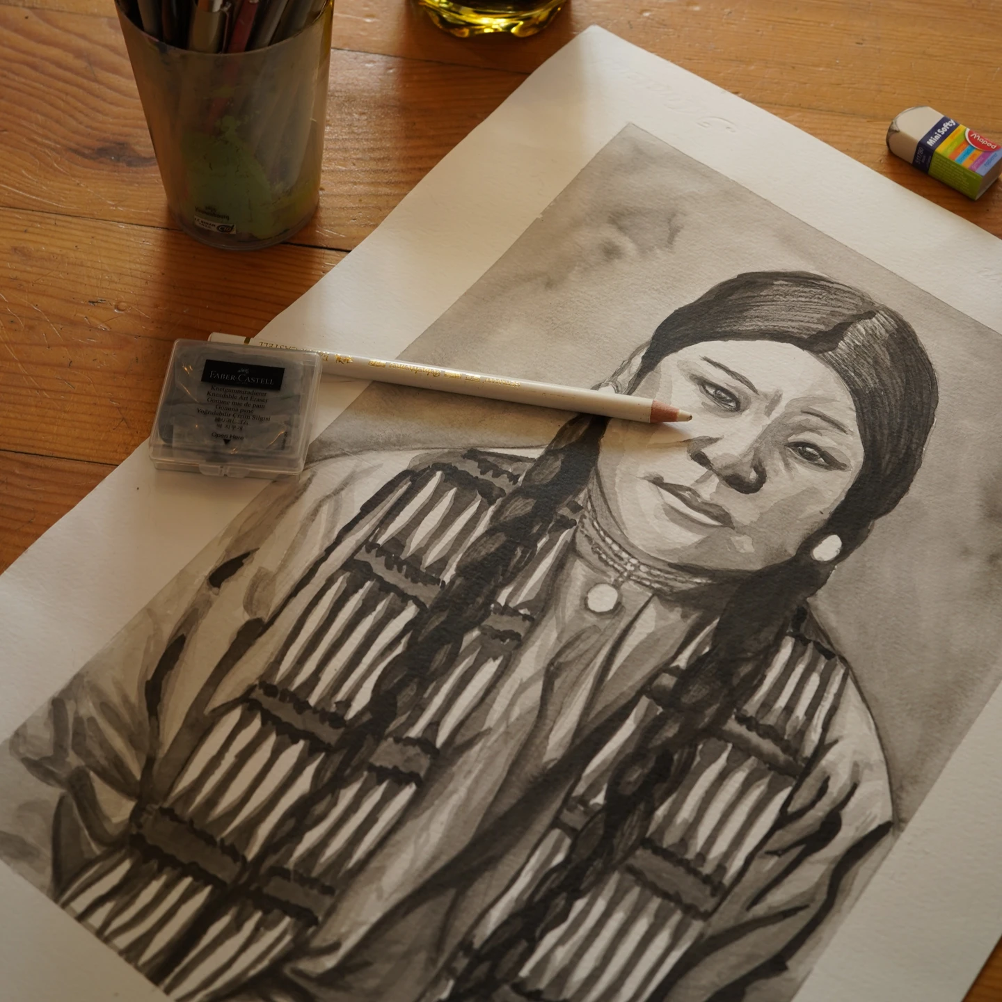 Indian black and white