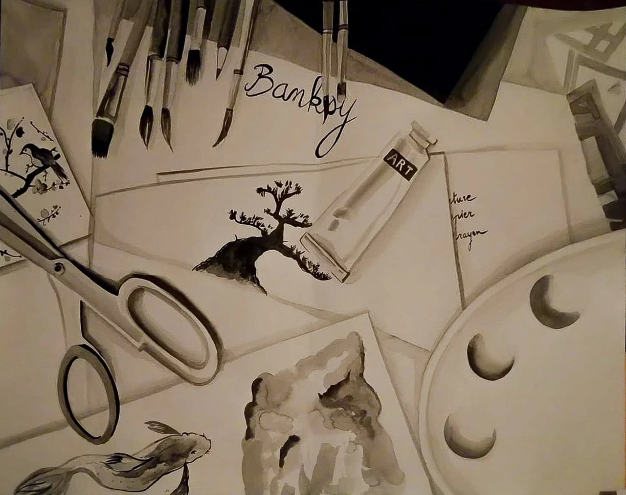 Artistic tools drawing